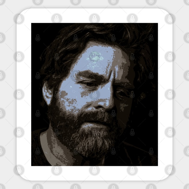 zach galifianakis Sticker by oryan80